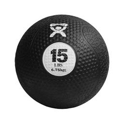Medizinball aus Gummi schwarz 6,75 kg