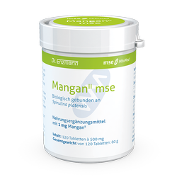 Mangan II, 1 mg, 120 Tbl., Nahrungsergänzung, mse